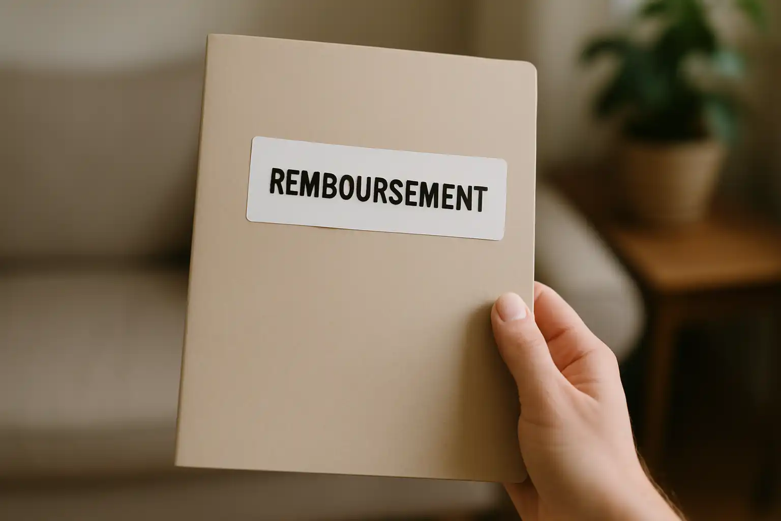 ma-mutuelle-remboursement-mutuelle-sante main tenant un dossier de remboursement